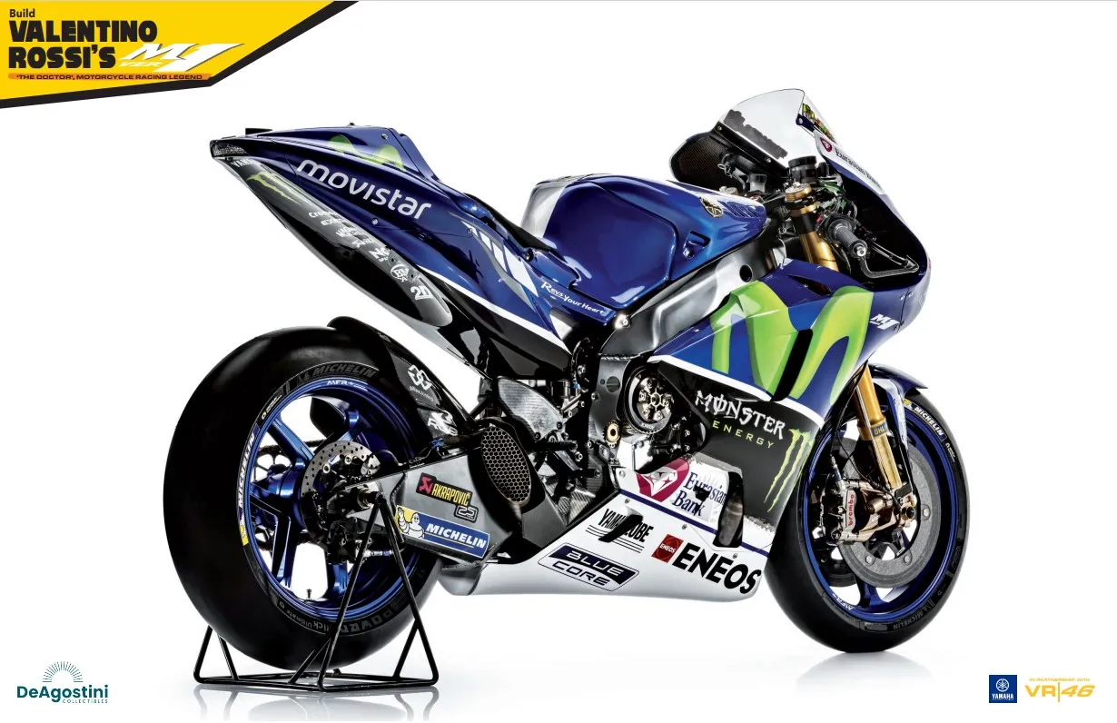 48167 valentino rossi diecast bikes display