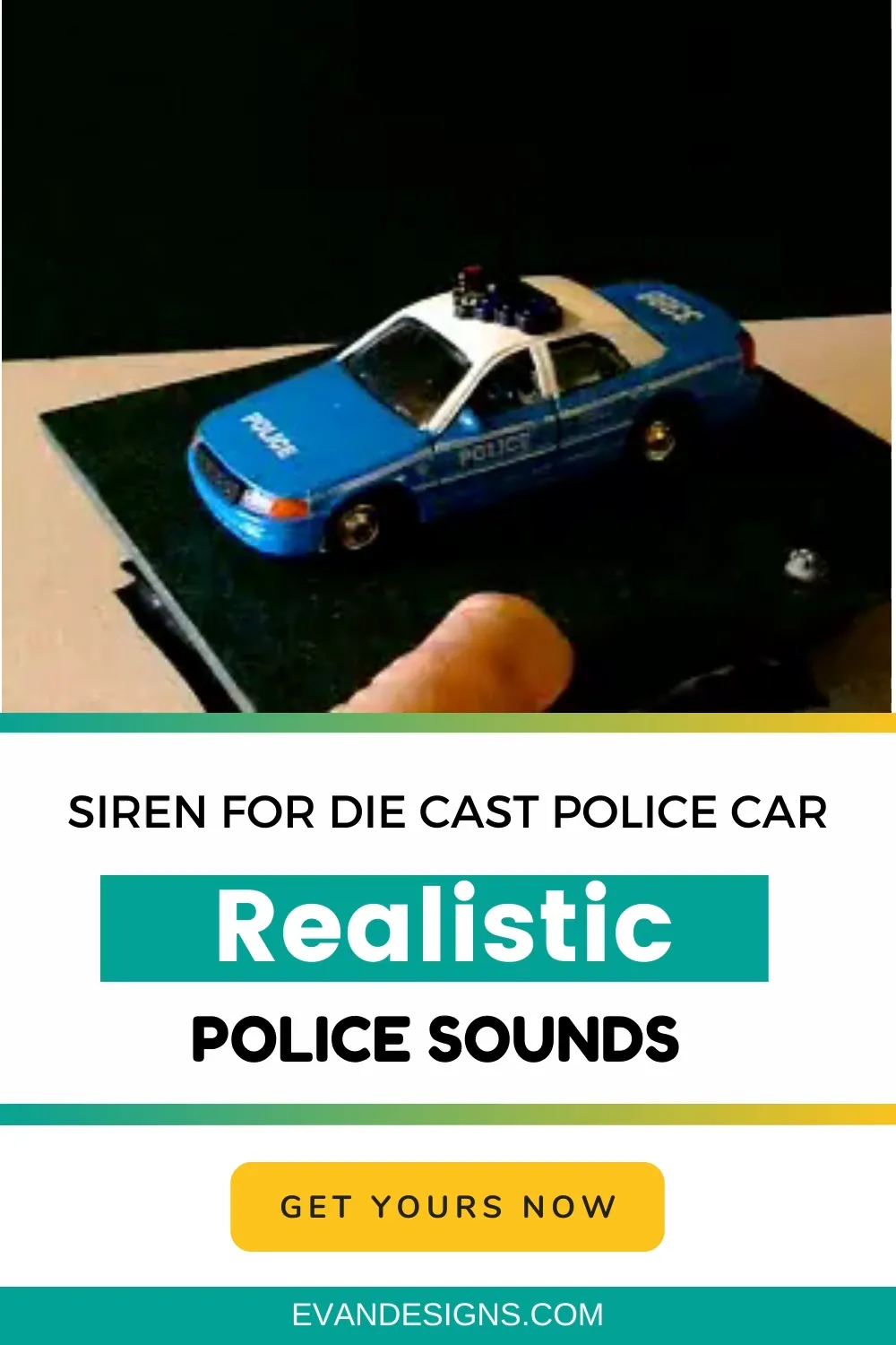 48184 diecast police led lights overview