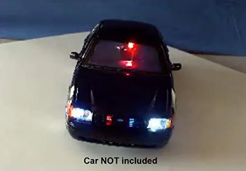 48184 diecast police led lights size comparison