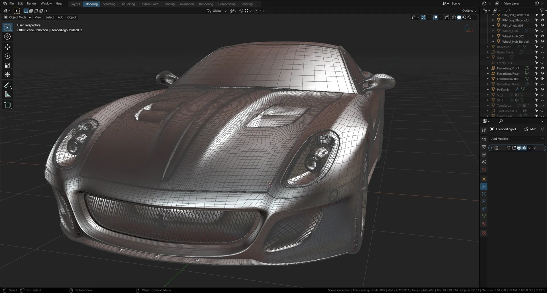 48372 ferrari 599 gto diecast model bburago