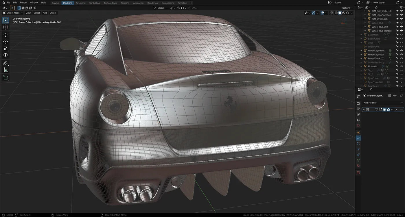 48372 ferrari 599 gto diecast model scale